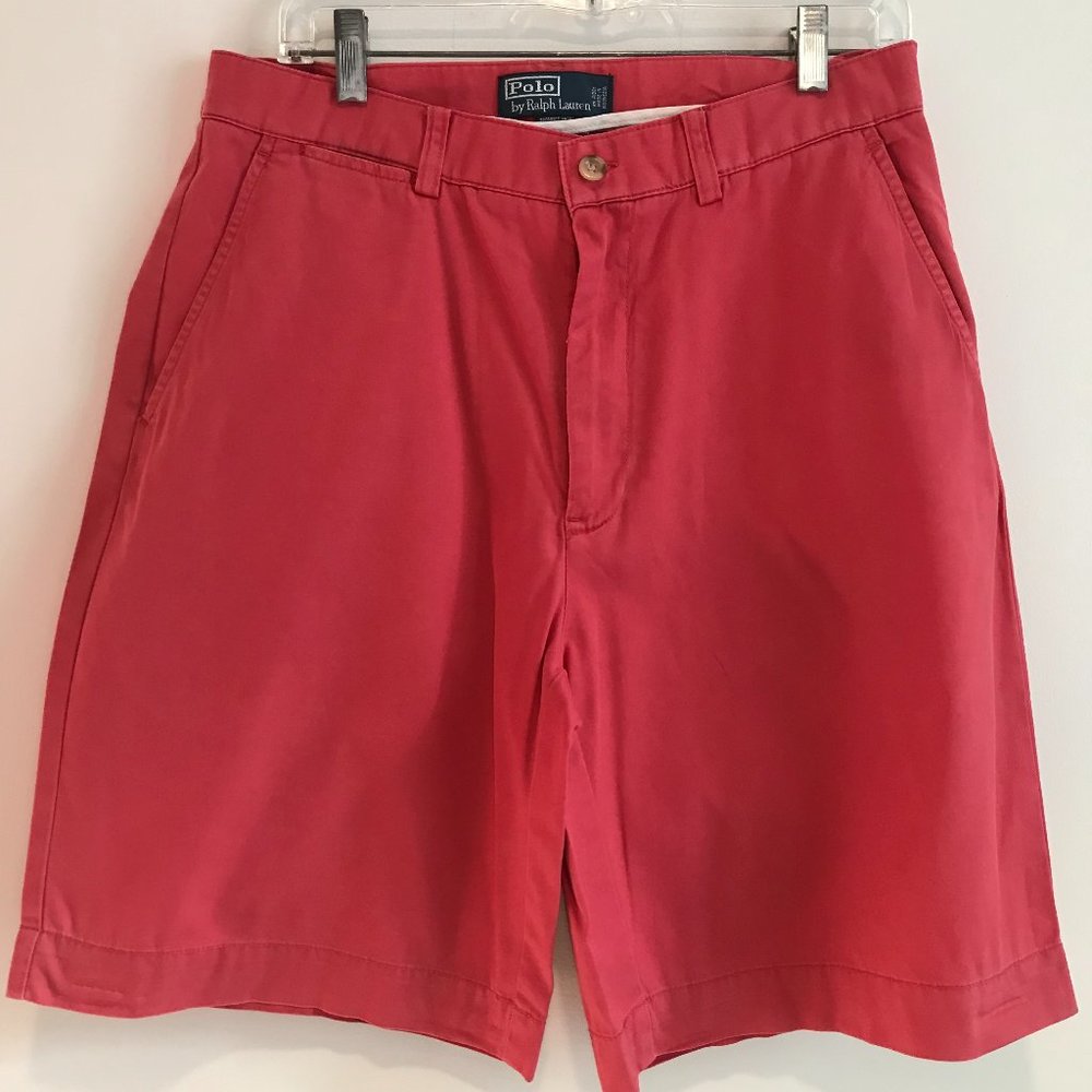 Polo by Ralph Lauren Prospect short red 32" waist 9" inseam